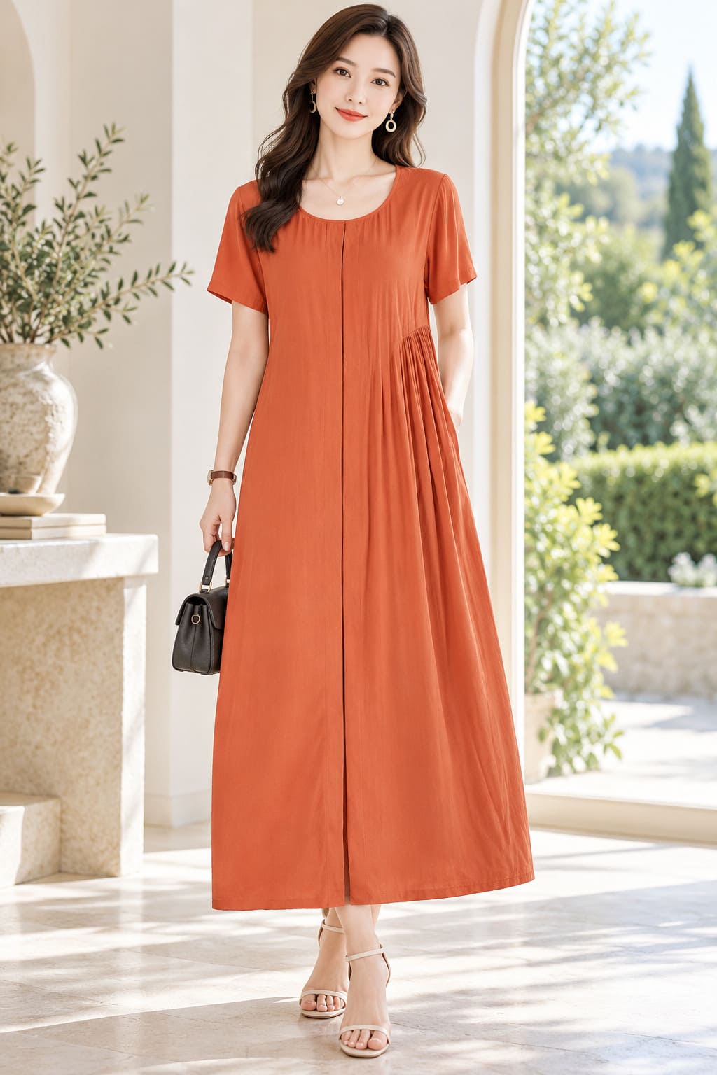 Robe Patineuse Terracotta - Tierra