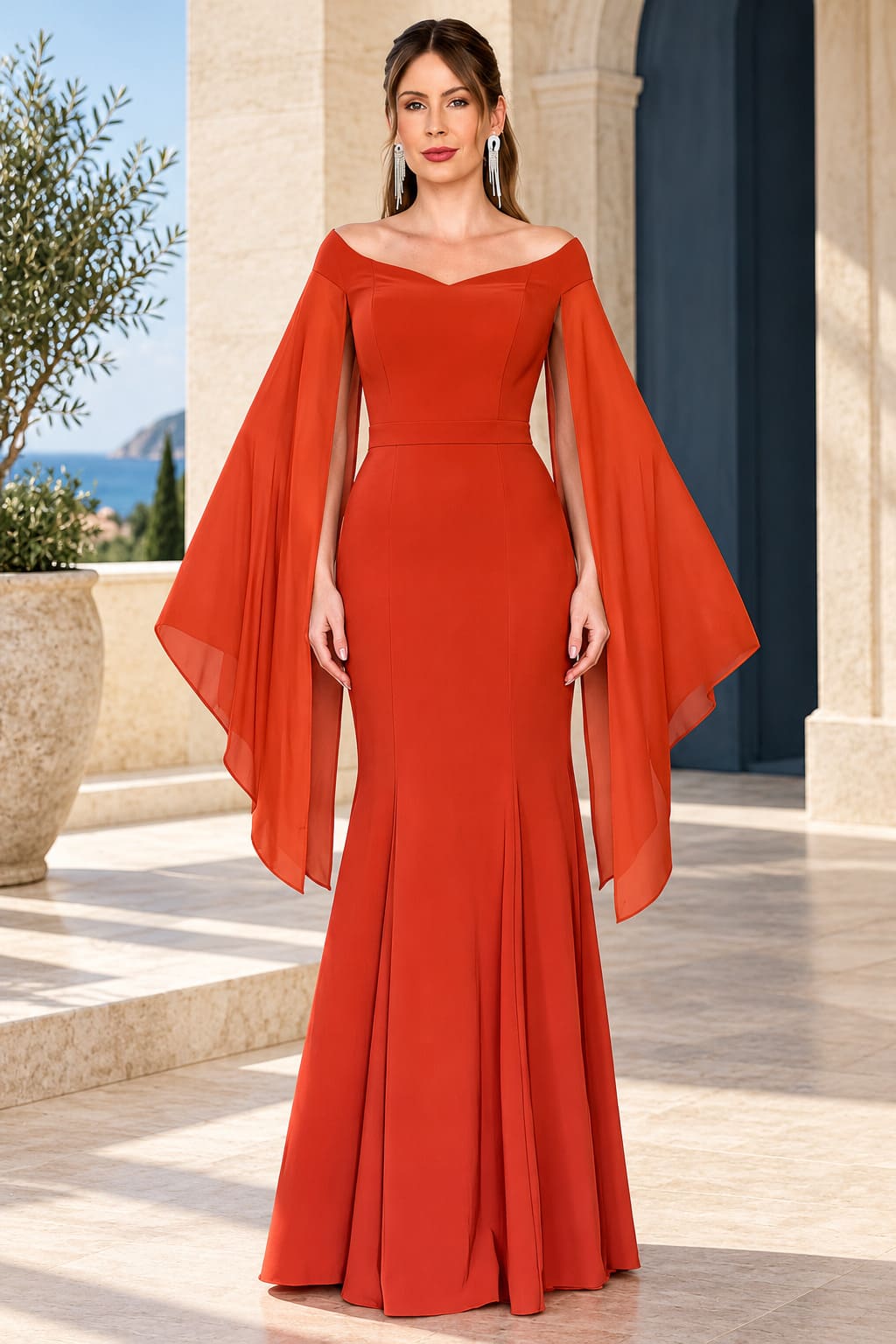 Robe Terracotta Chic - Keira